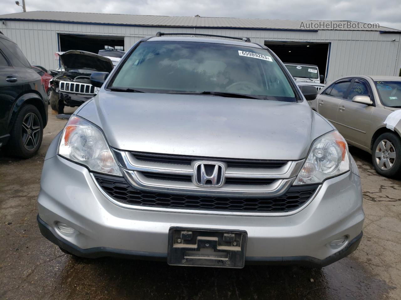 2010 Honda Cr-v Ex Silver vin: 3CZRE4H52AG700027