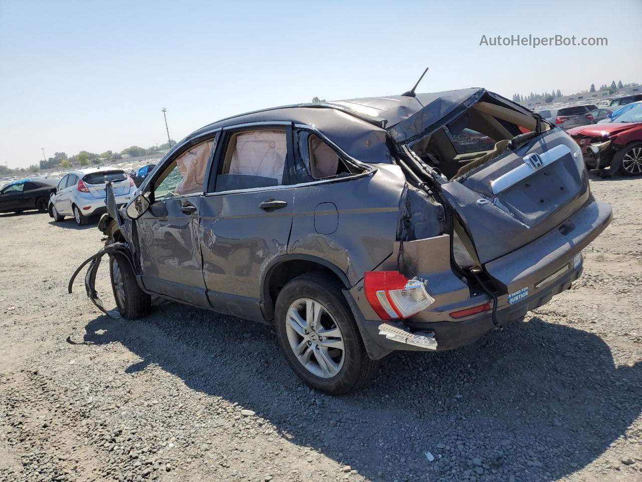 2010 Honda Cr-v Ex Charcoal vin: 3CZRE4H52AG701288