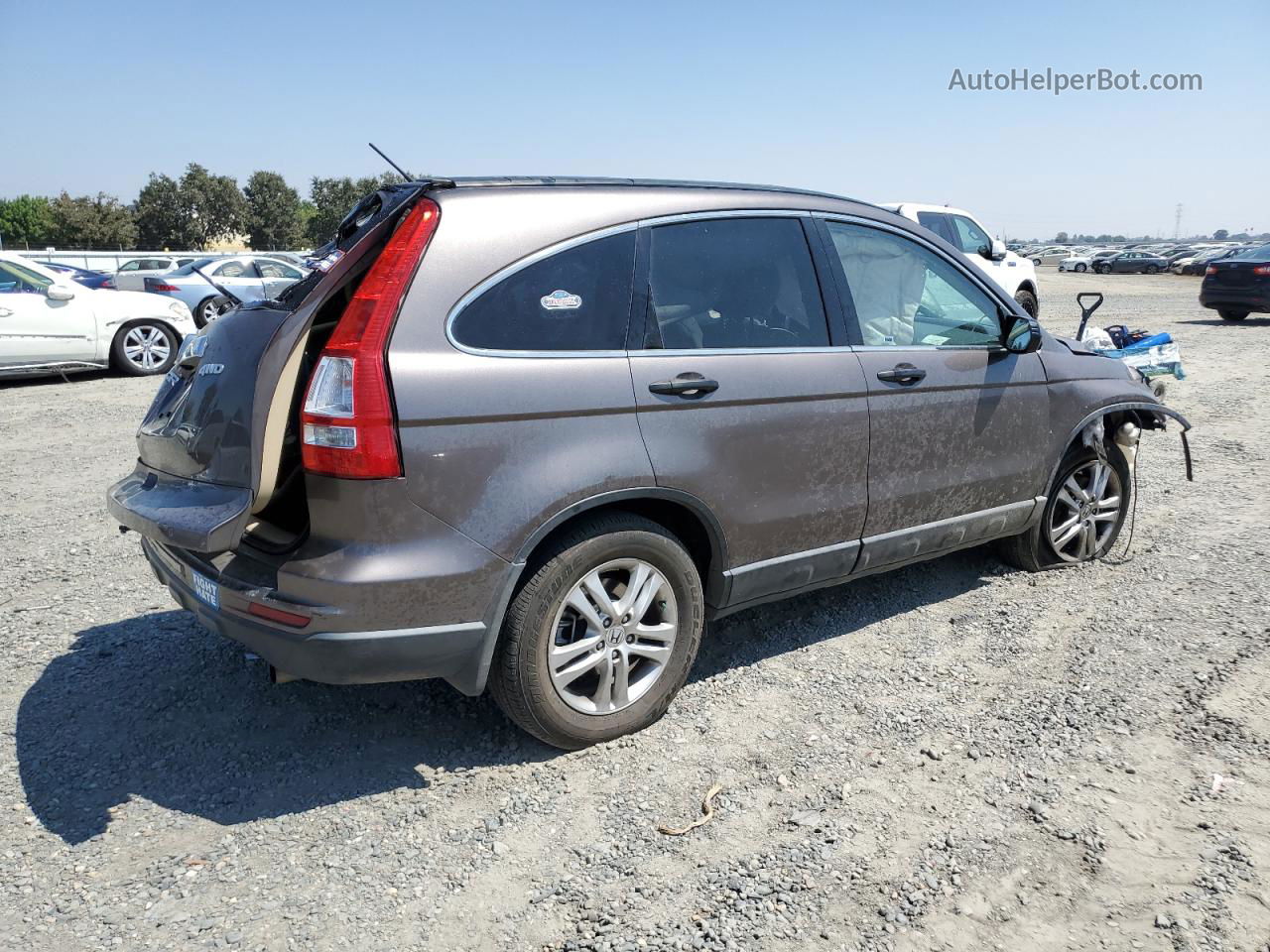 2010 Honda Cr-v Ex Charcoal vin: 3CZRE4H52AG701288