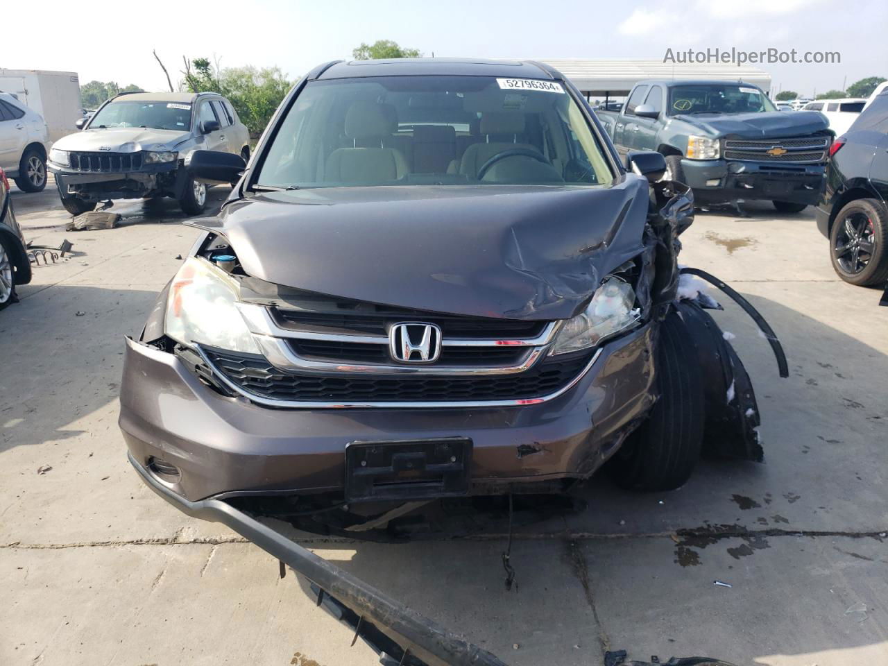 2010 Honda Cr-v Ex Gray vin: 3CZRE4H54AG700403