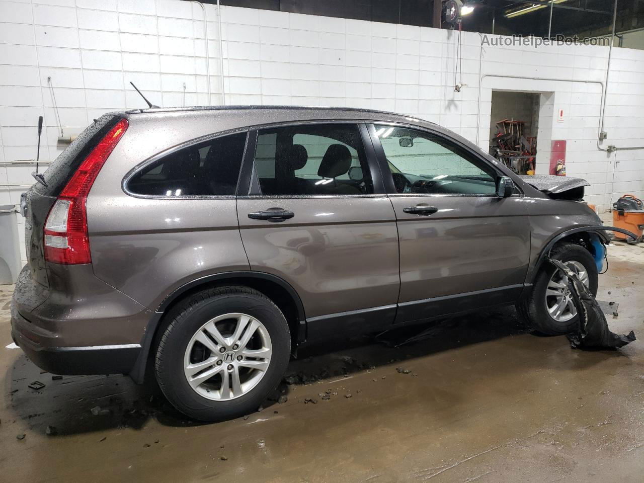 2010 Honda Cr-v Ex Gray vin: 3CZRE4H54AG704676