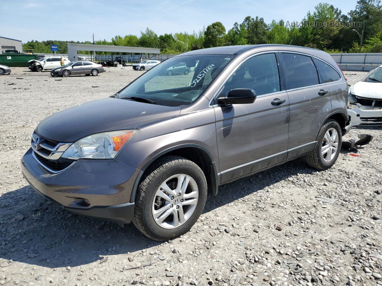 2010 Honda Cr-v Ex Brown vin: 3CZRE4H59AG704740