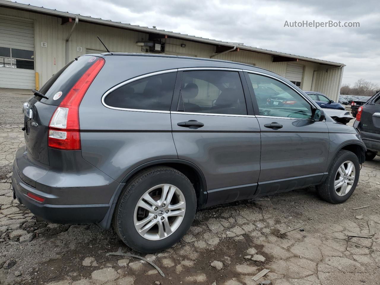 2010 Honda Cr-v Ex Gray vin: 3CZRE4H59AG706052