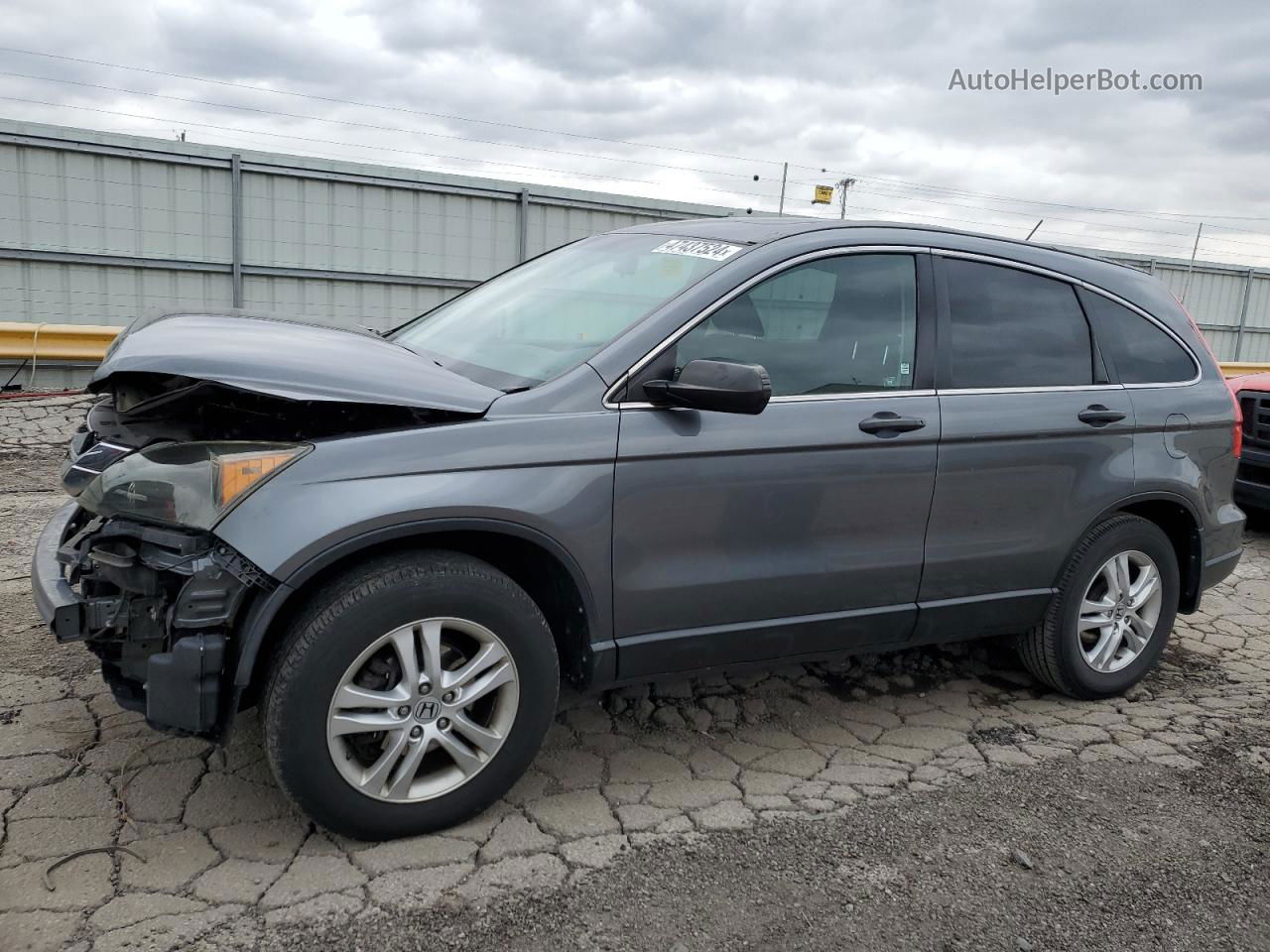 2010 Honda Cr-v Ex Gray vin: 3CZRE4H59AG706052