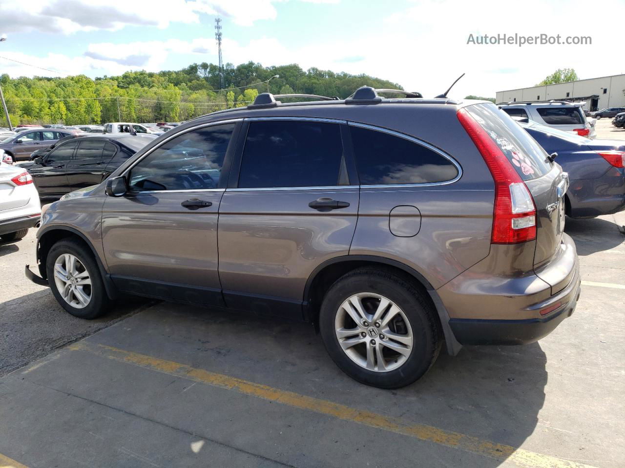 2010 Honda Cr-v Ex Gray vin: 3CZRE4H5XAG707145