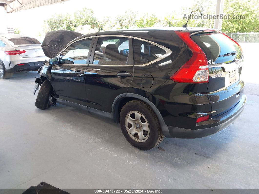 2015 Honda Cr-v Lx Black vin: 3CZRM3H30FG703107