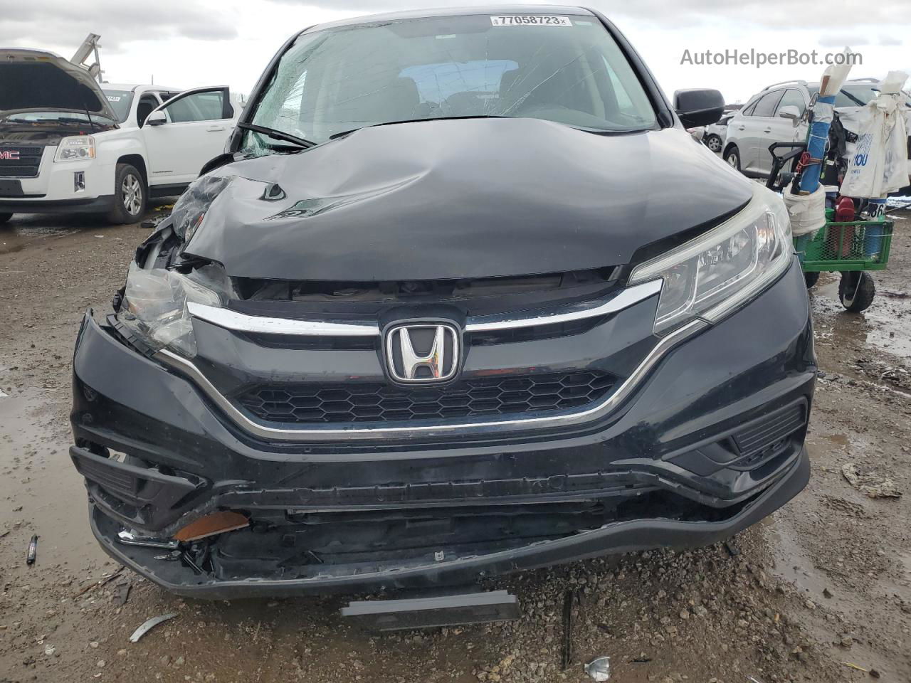 2016 Honda Cr-v Lx Black vin: 3CZRM3H30GG705540