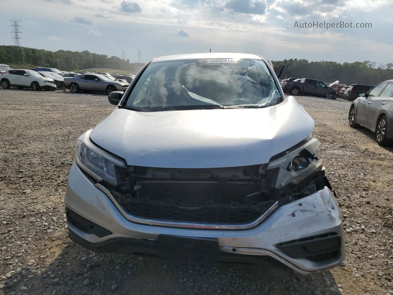 2016 Honda Cr-v Lx Silver vin: 3CZRM3H30GG708440