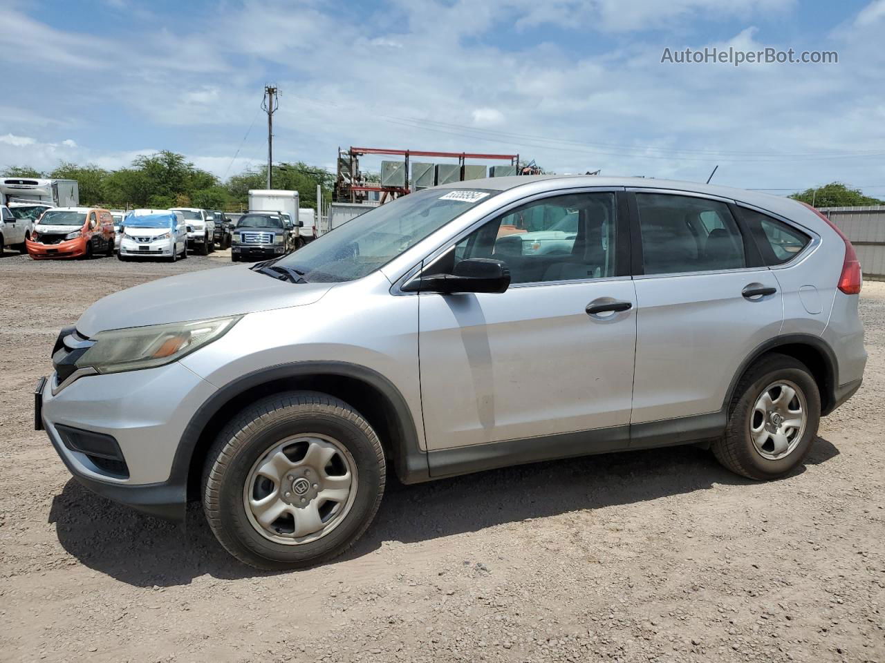 2016 Honda Cr-v Lx Silver vin: 3CZRM3H30GG709295