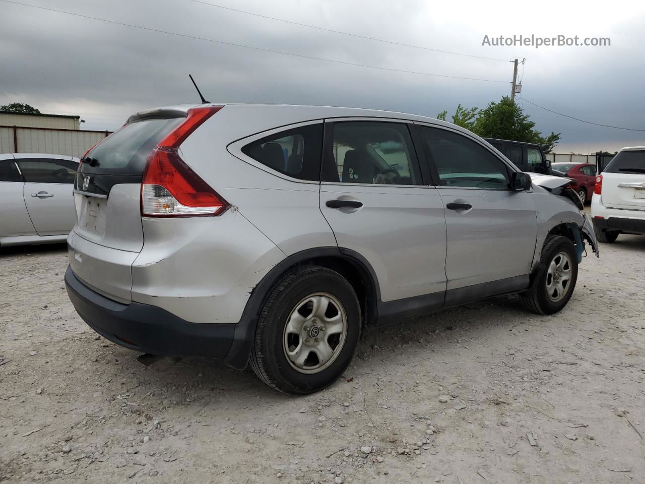 2012 Honda Cr-v Lx Silver vin: 3CZRM3H31CG700261