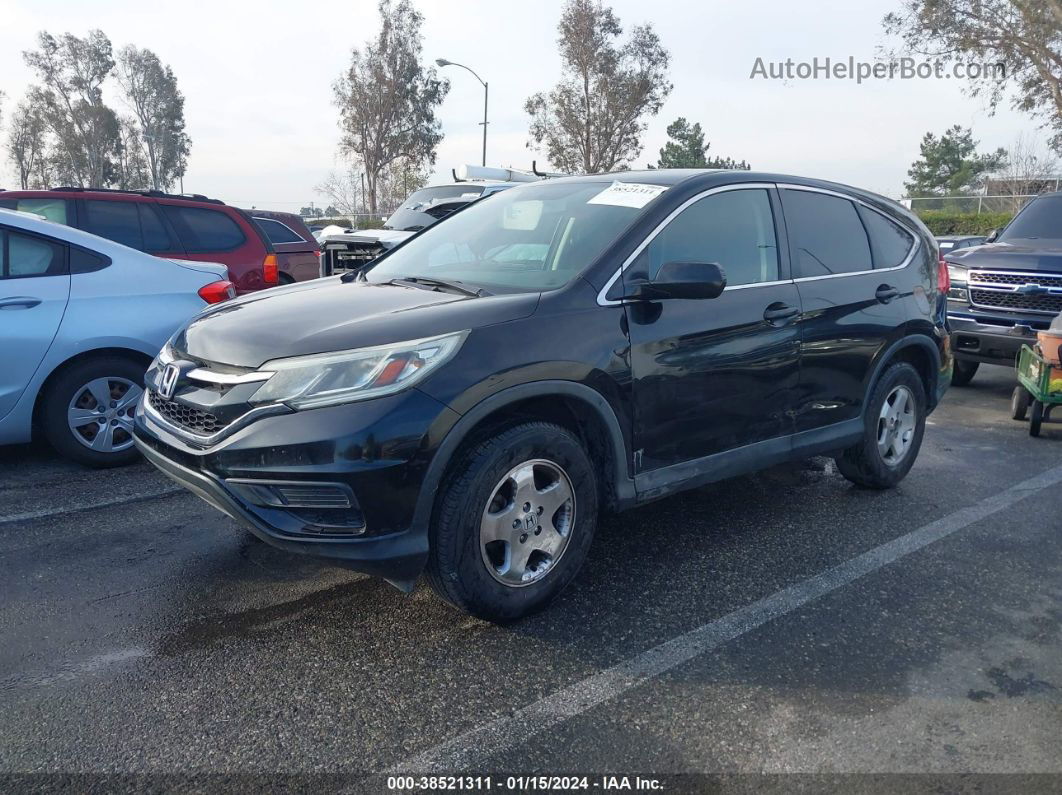 2015 Honda Cr-v Lx Black vin: 3CZRM3H31FG705853