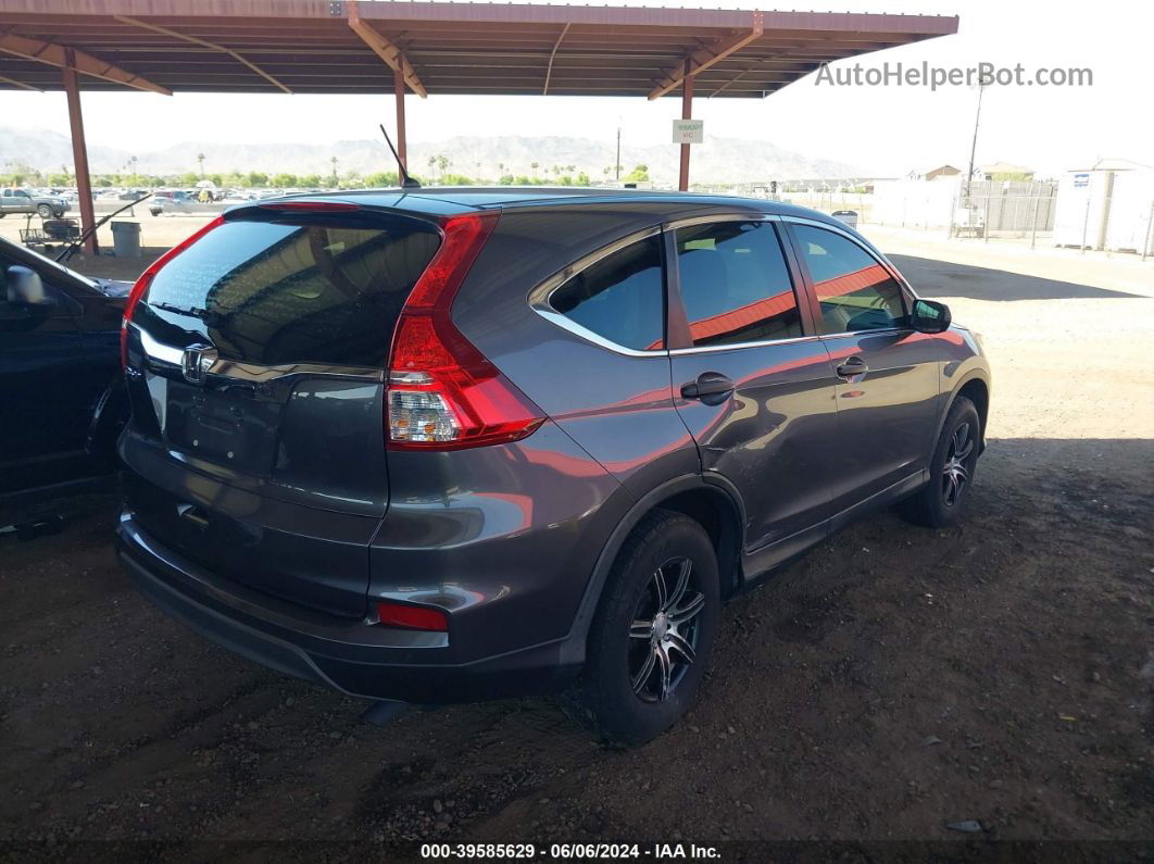 2016 Honda Cr-v Lx Серый vin: 3CZRM3H31GG710567