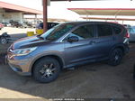 2016 Honda Cr-v Lx Gray vin: 3CZRM3H31GG710567