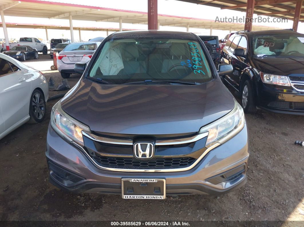 2016 Honda Cr-v Lx Серый vin: 3CZRM3H31GG710567