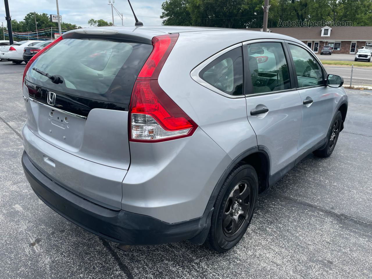 2013 Honda Cr-v Lx Silver vin: 3CZRM3H32DG712744