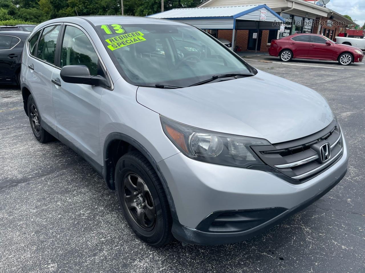 2013 Honda Cr-v Lx Silver vin: 3CZRM3H32DG712744