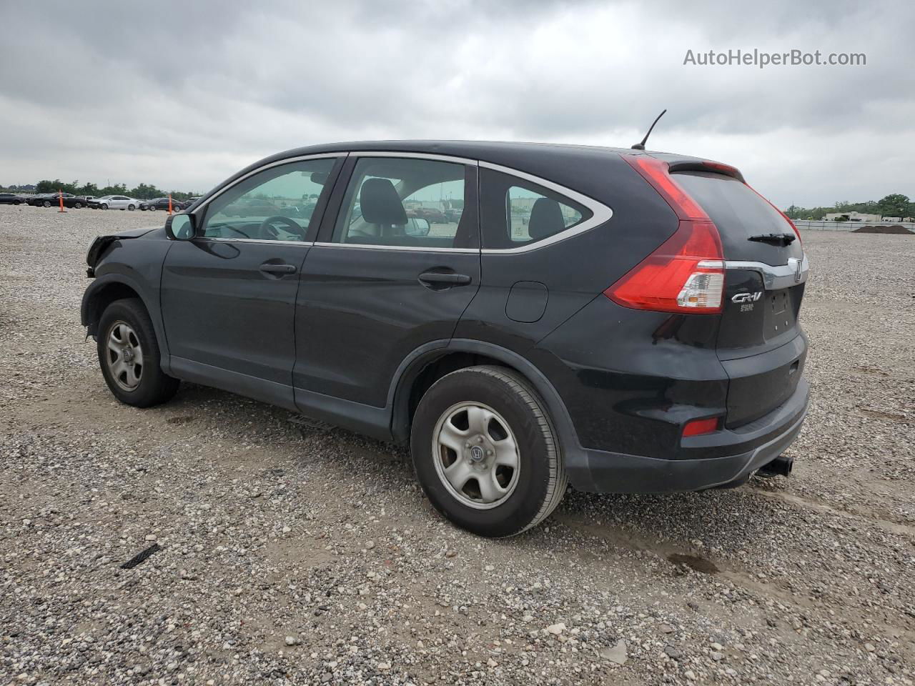 2015 Honda Cr-v Lx Black vin: 3CZRM3H32FG705893