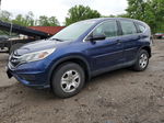 2015 Honda Cr-v Lx Blue vin: 3CZRM3H32FG708552