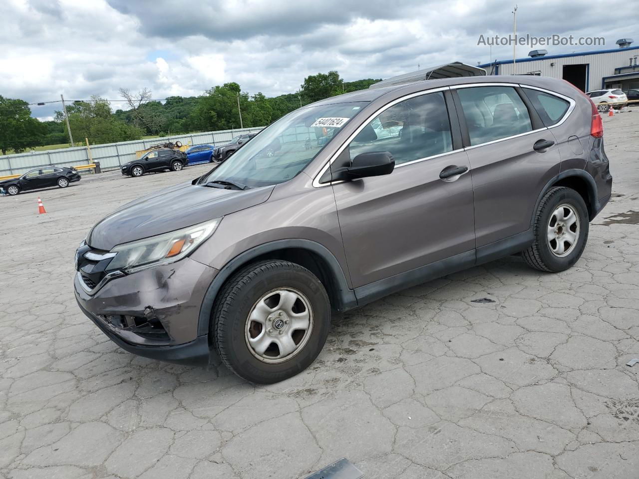 2015 Honda Cr-v Lx Gray vin: 3CZRM3H32FG716313