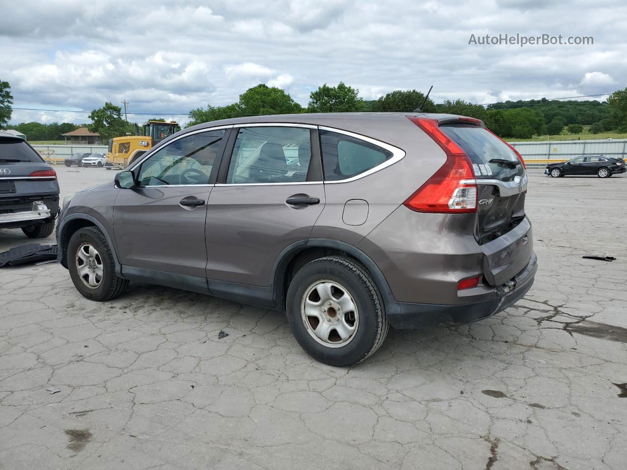 2015 Honda Cr-v Lx Gray vin: 3CZRM3H32FG716313