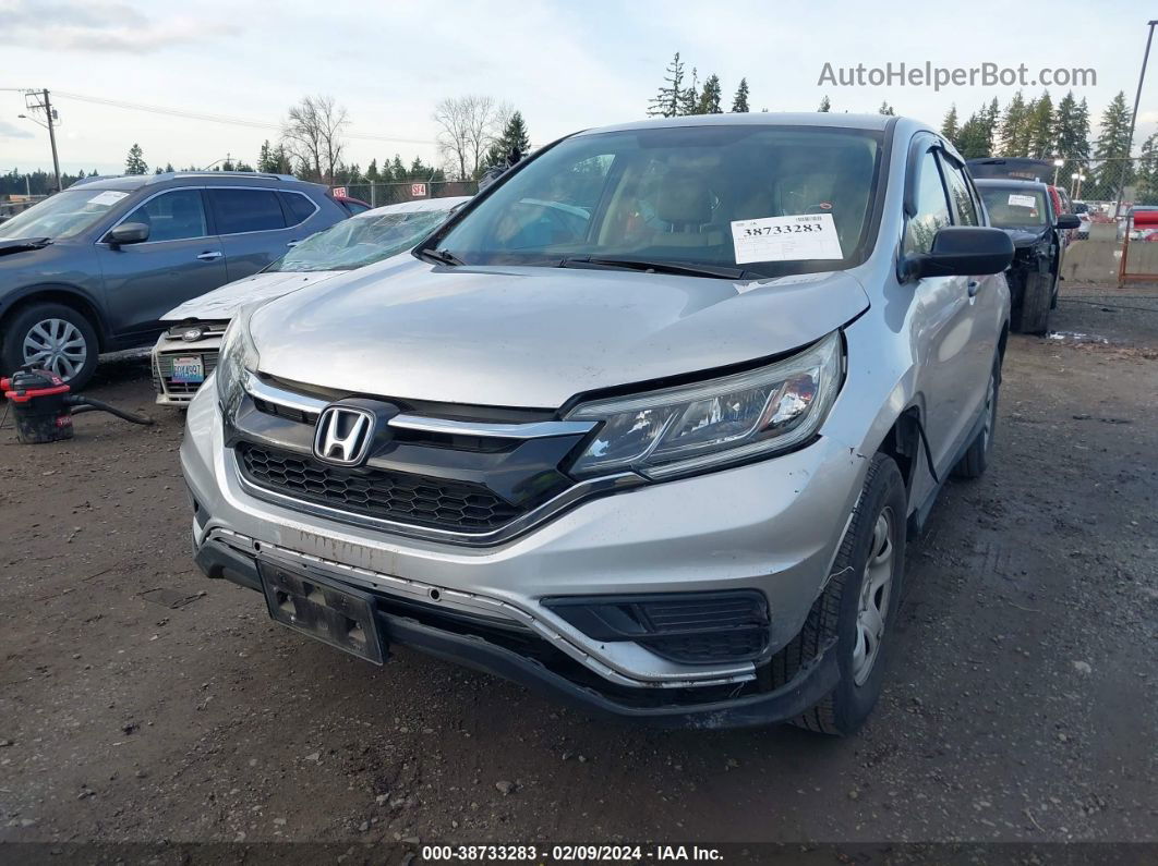 2016 Honda Cr-v Lx Silver vin: 3CZRM3H32GG701358