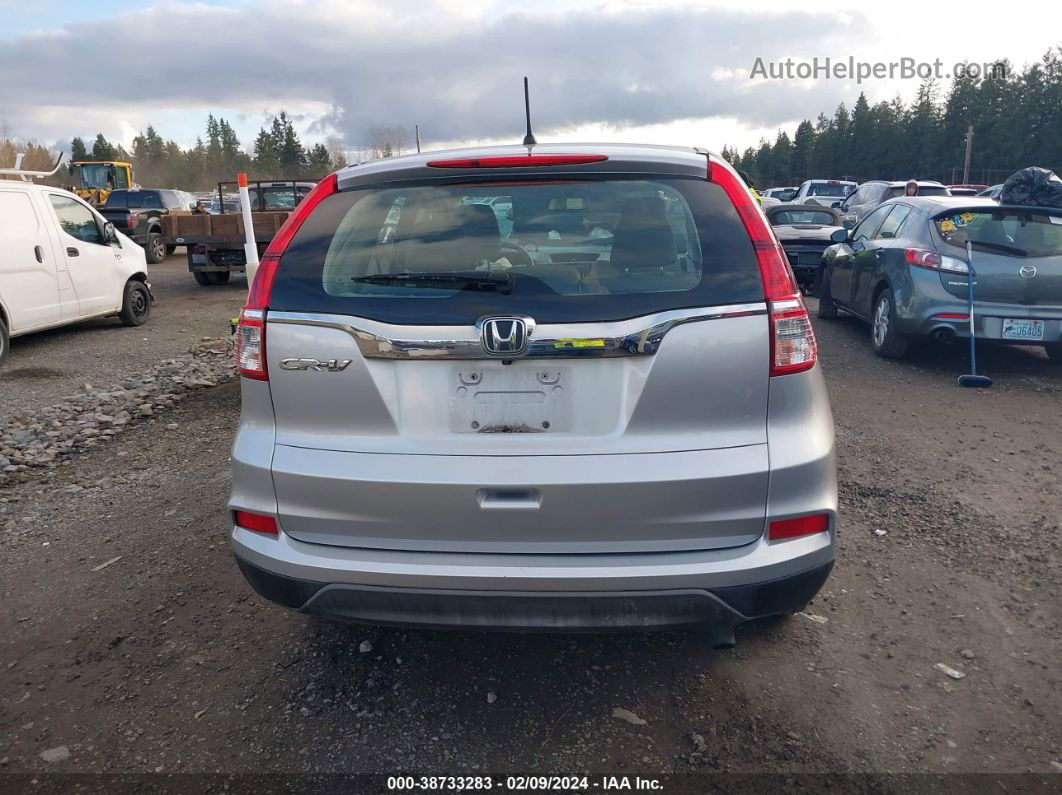 2016 Honda Cr-v Lx Silver vin: 3CZRM3H32GG701358