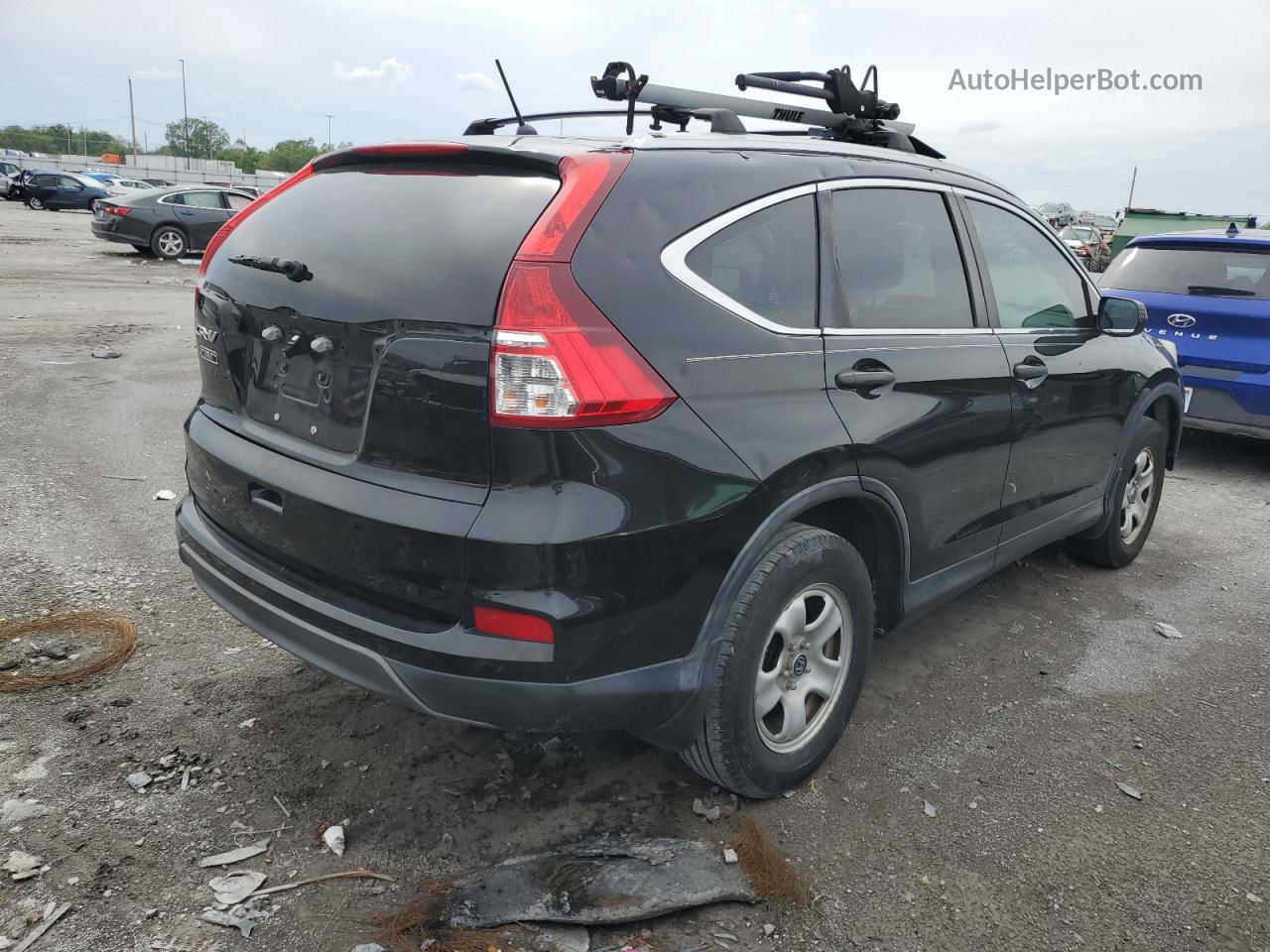 2016 Honda Cr-v Lx Black vin: 3CZRM3H33GG704205