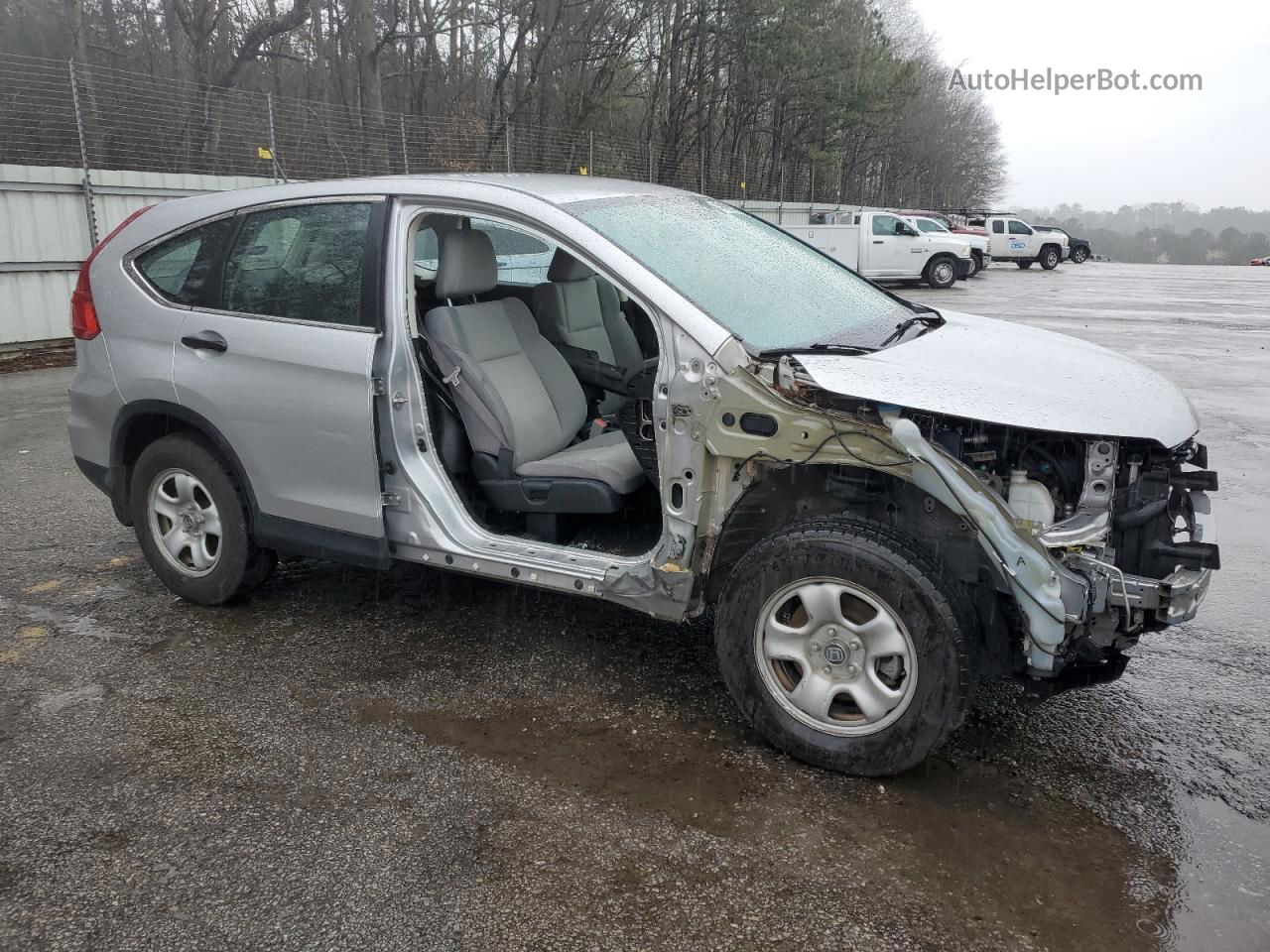 2016 Honda Cr-v Lx Silver vin: 3CZRM3H33GG705645