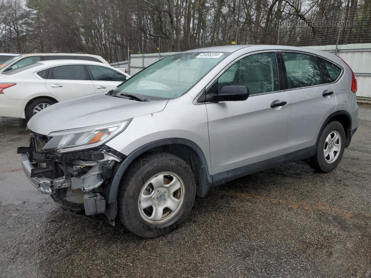 2016 Honda Cr-v Lx Silver vin: 3CZRM3H33GG705645