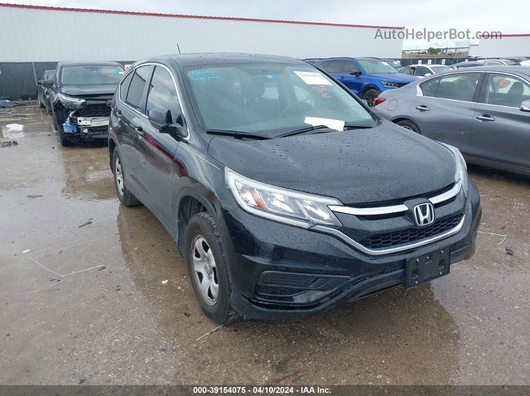 2016 Honda Cr-v Lx Black vin: 3CZRM3H33GG708593