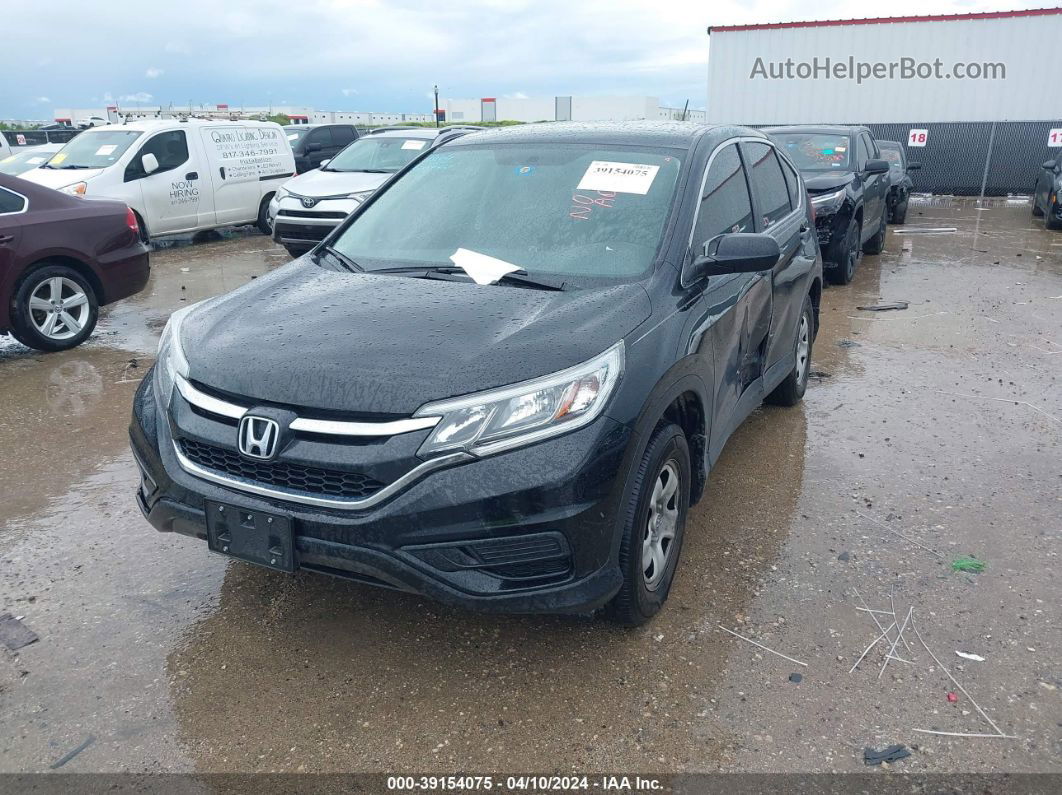 2016 Honda Cr-v Lx Black vin: 3CZRM3H33GG708593