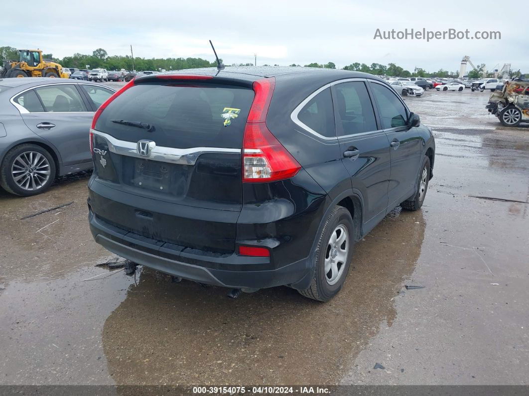 2016 Honda Cr-v Lx Black vin: 3CZRM3H33GG708593