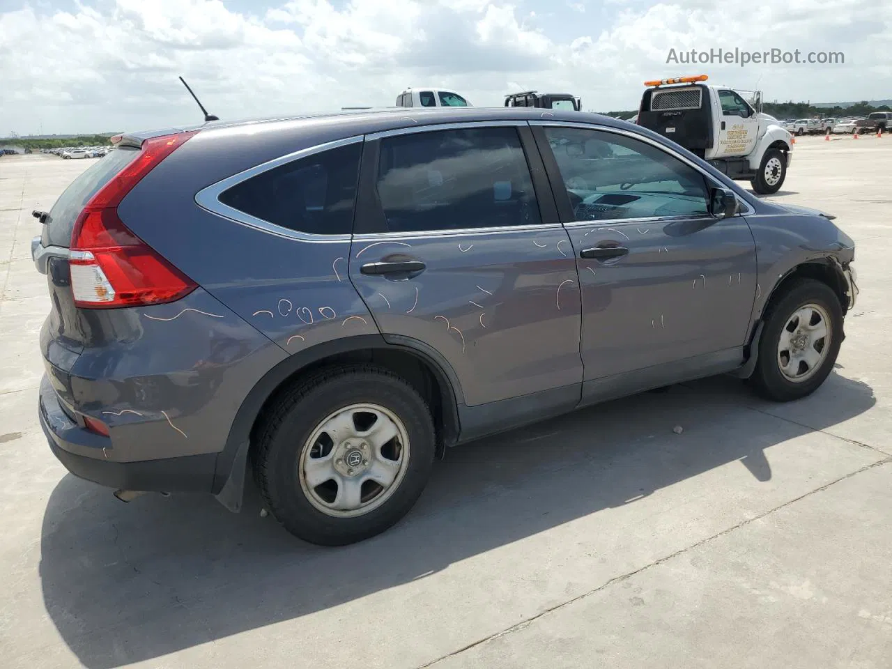 2016 Honda Cr-v Lx Gray vin: 3CZRM3H33GG708822