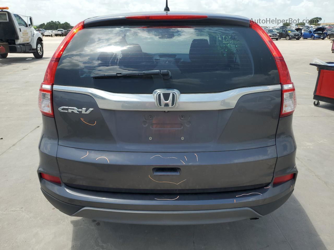 2016 Honda Cr-v Lx Gray vin: 3CZRM3H33GG708822