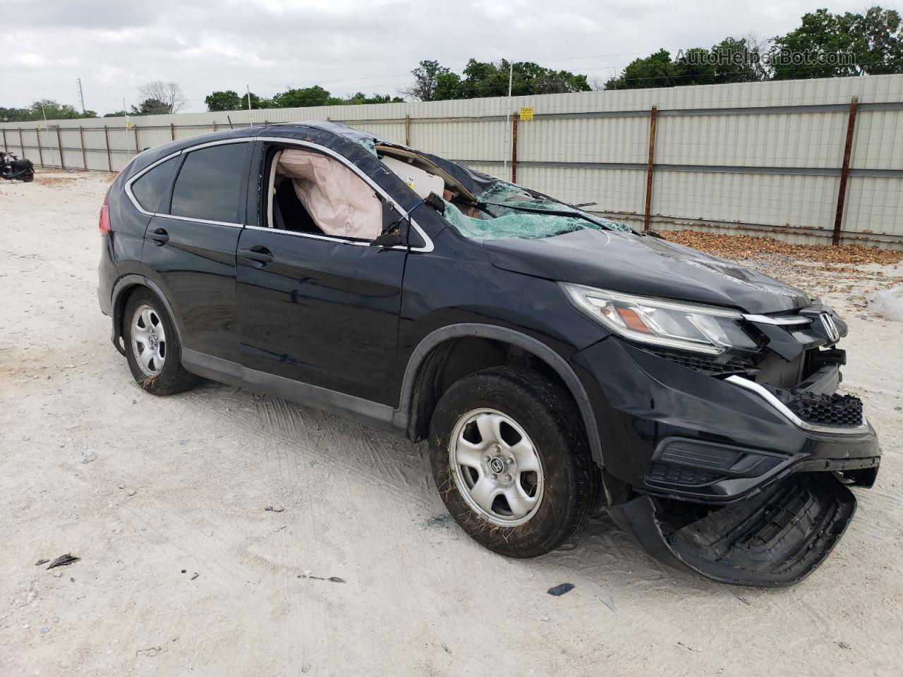 2016 Honda Cr-v Lx Black vin: 3CZRM3H34GG701703