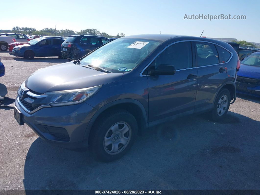 2016 Honda Cr-v Lx Gray vin: 3CZRM3H34GG702110