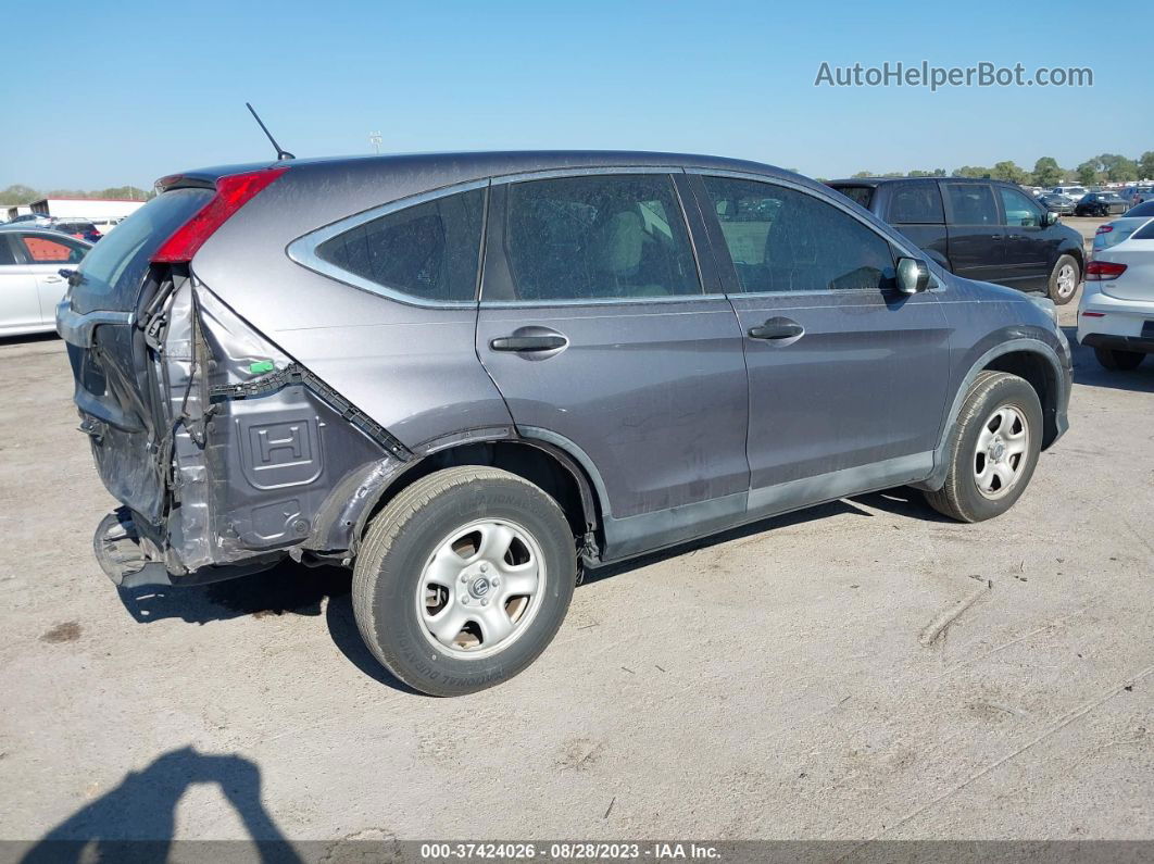 2016 Honda Cr-v Lx Серый vin: 3CZRM3H34GG702110