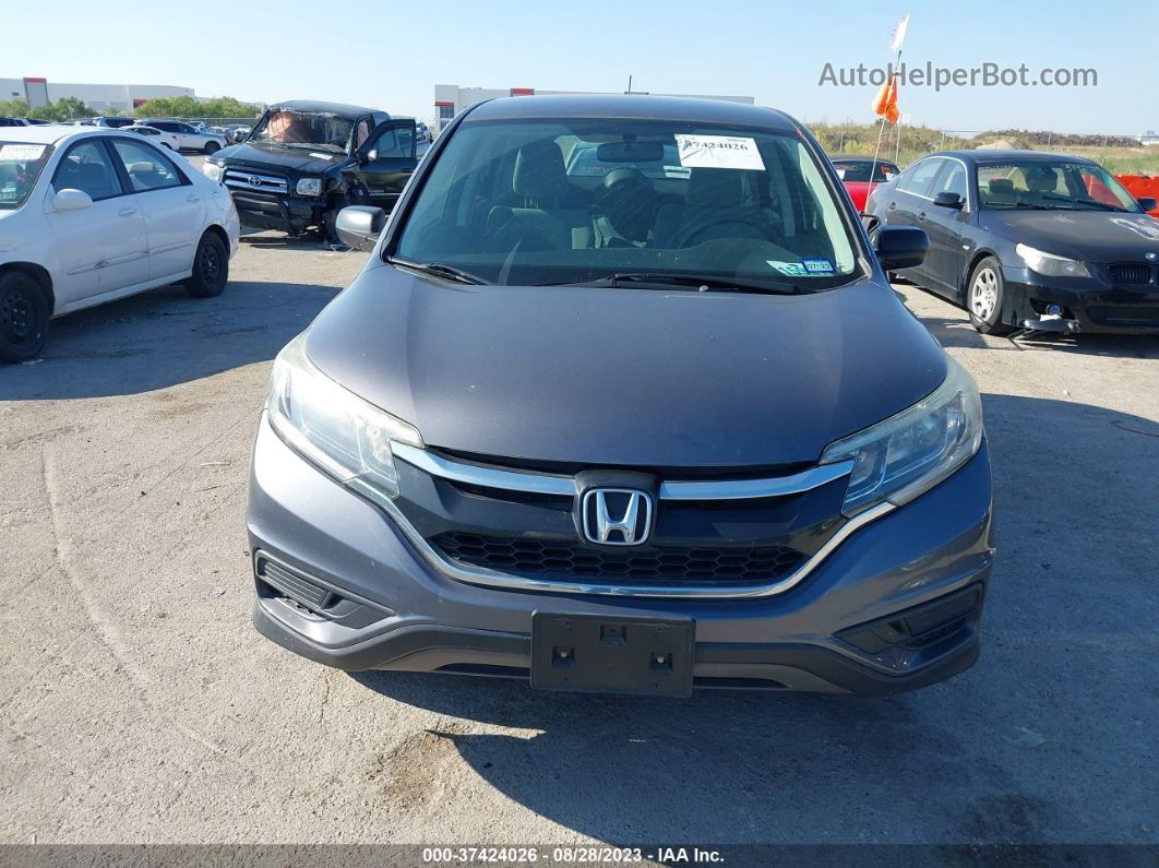 2016 Honda Cr-v Lx Gray vin: 3CZRM3H34GG702110