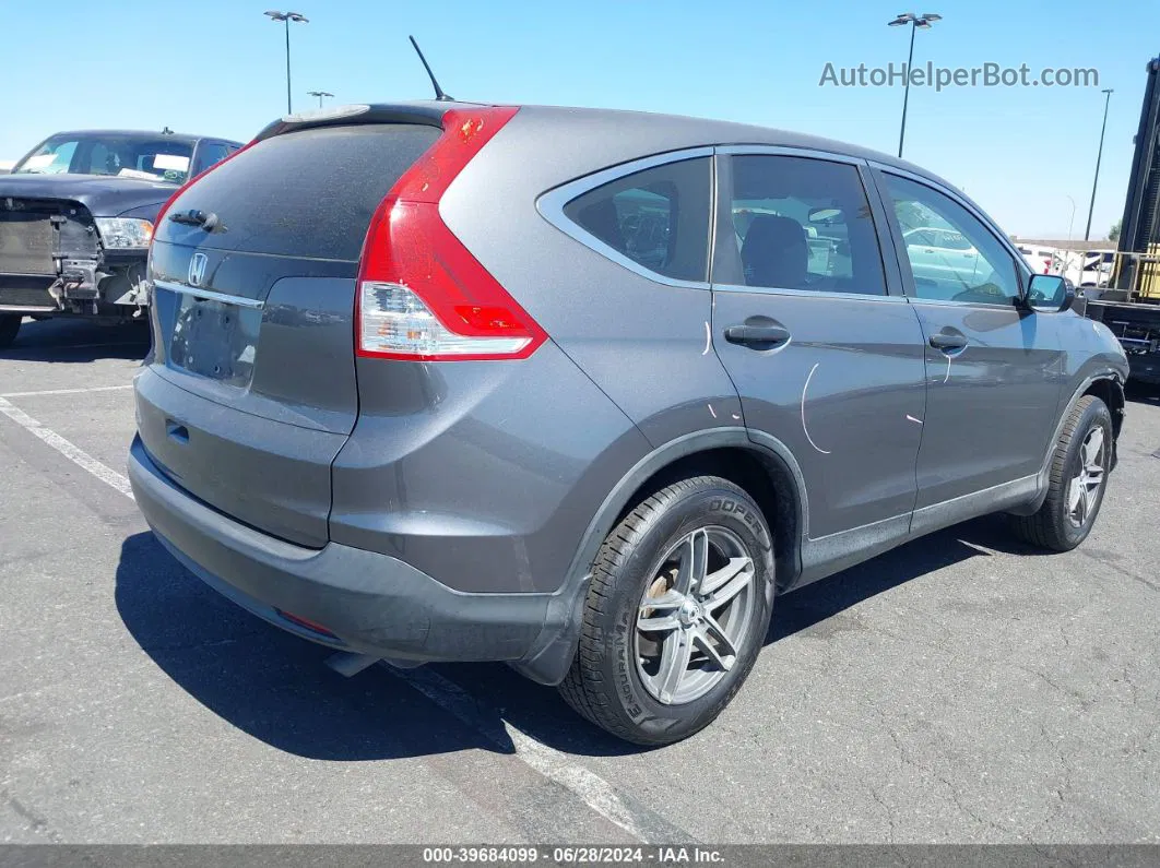 2013 Honda Cr-v Lx Gray vin: 3CZRM3H35DG706095