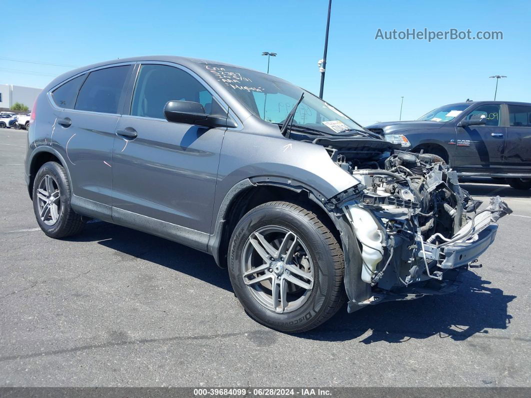 2013 Honda Cr-v Lx Gray vin: 3CZRM3H35DG706095