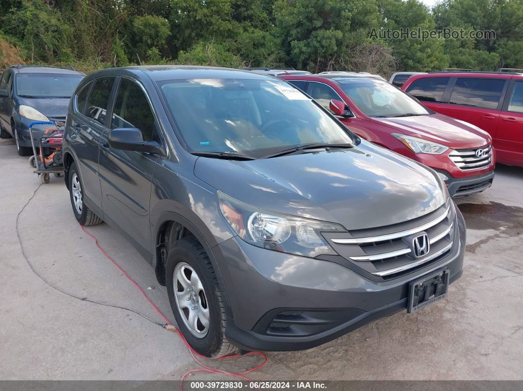 2013 Honda Cr-v Lx Gray vin: 3CZRM3H35DG711068