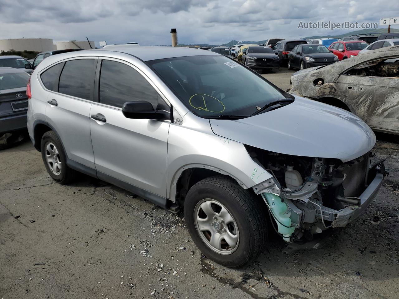 2015 Honda Cr-v Lx Серебряный vin: 3CZRM3H35FG706097