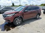 2015 Honda Cr-v Lx Maroon vin: 3CZRM3H35FG709548