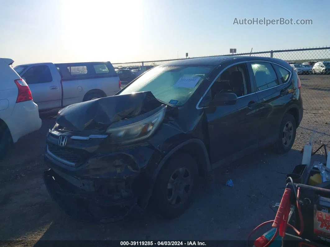 2016 Honda Cr-v Lx Black vin: 3CZRM3H35GG702312