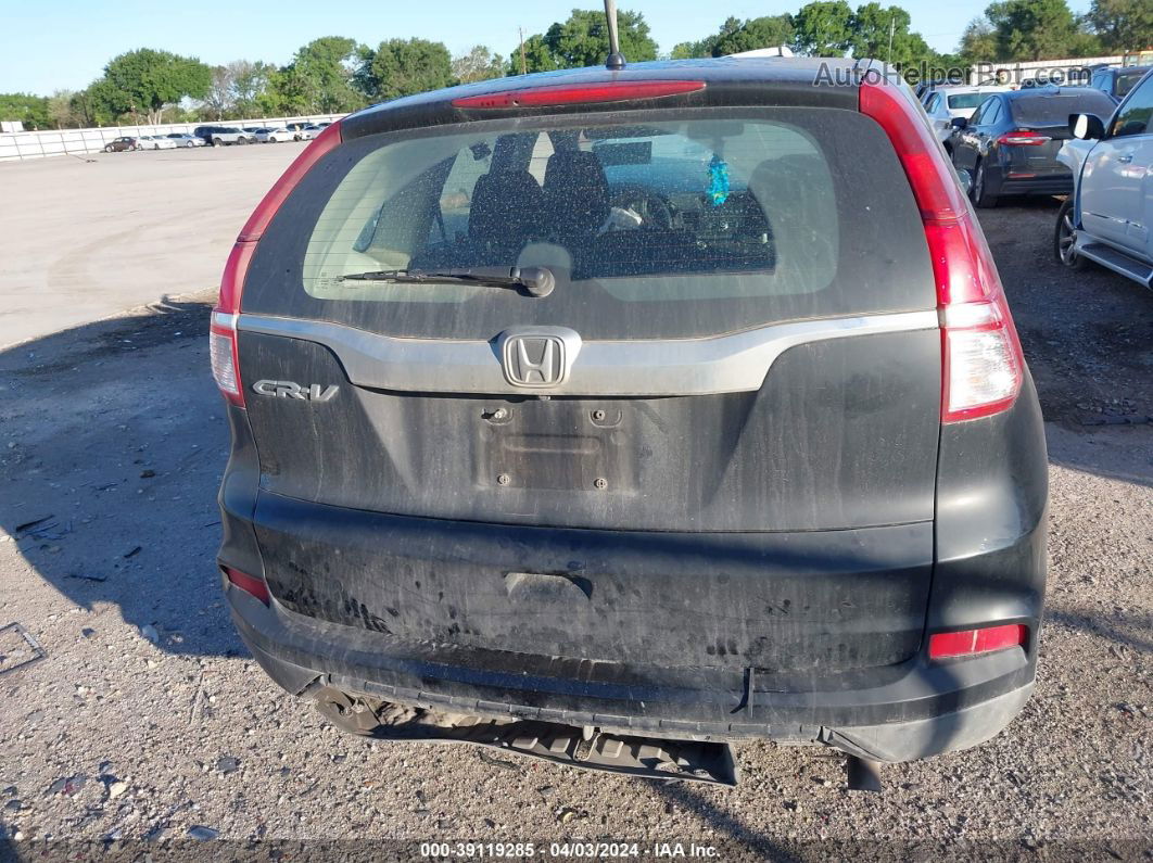 2016 Honda Cr-v Lx Black vin: 3CZRM3H35GG702312