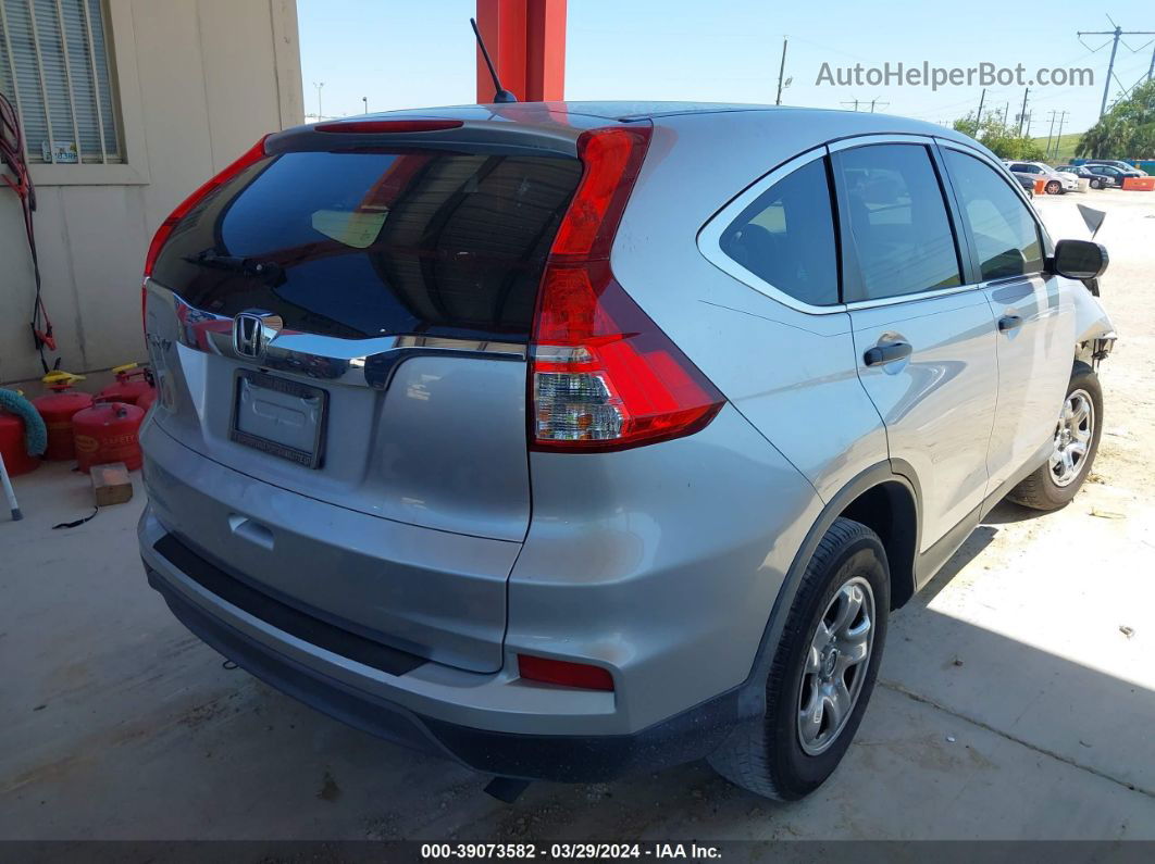 2016 Honda Cr-v Lx Silver vin: 3CZRM3H35GG708286