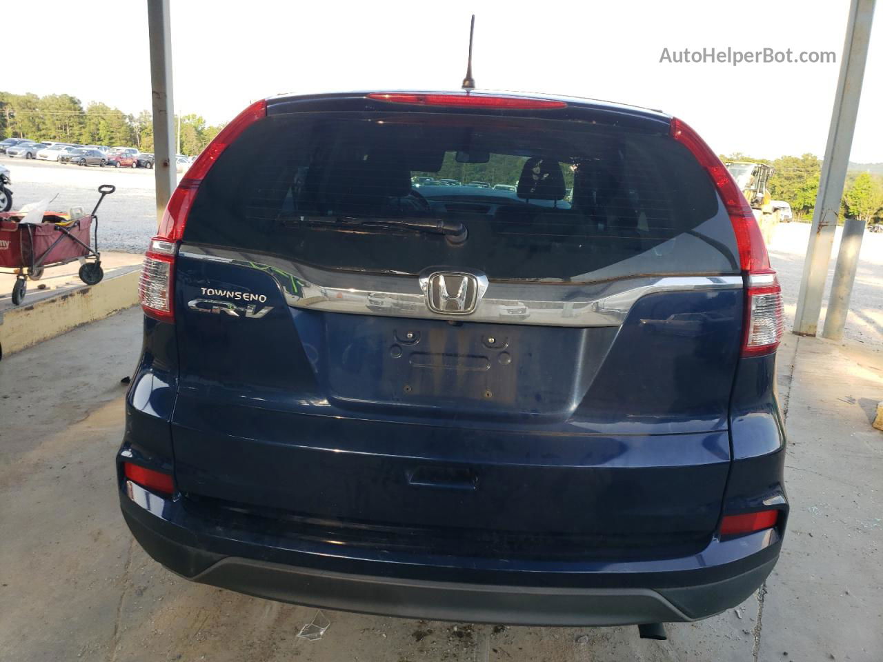 2015 Honda Cr-v Lx Blue vin: 3CZRM3H36FG711891