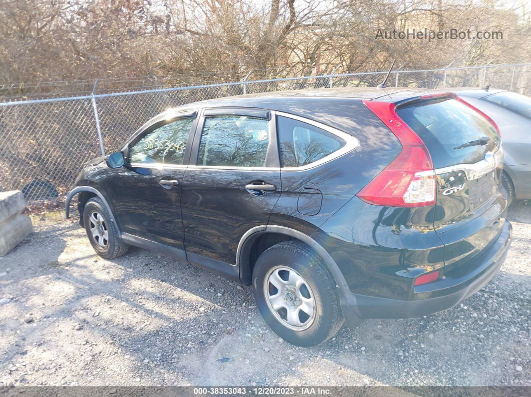 2016 Honda Cr-v Lx Черный vin: 3CZRM3H36GG700312