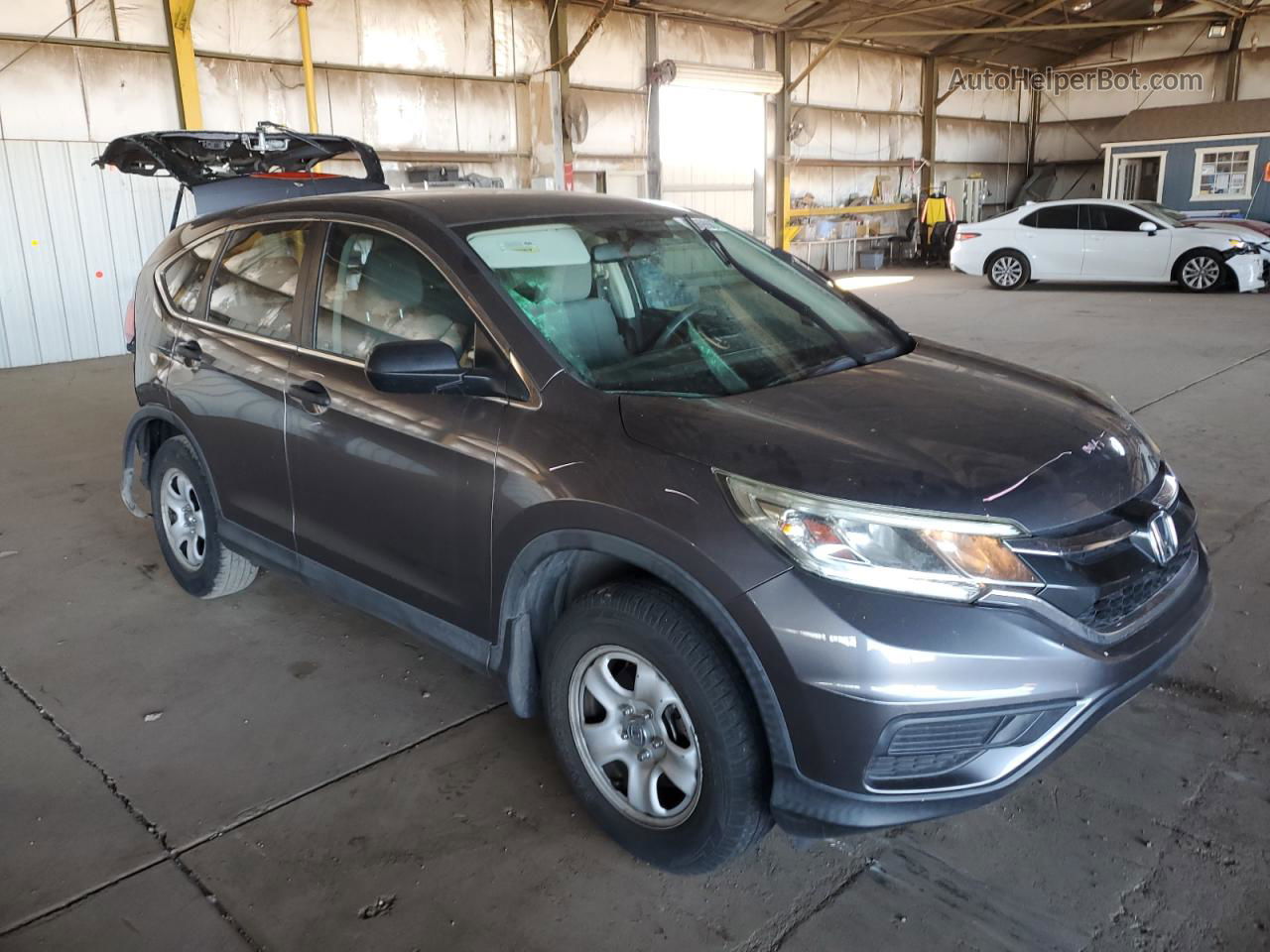 2016 Honda Cr-v Lx Charcoal vin: 3CZRM3H36GG703761