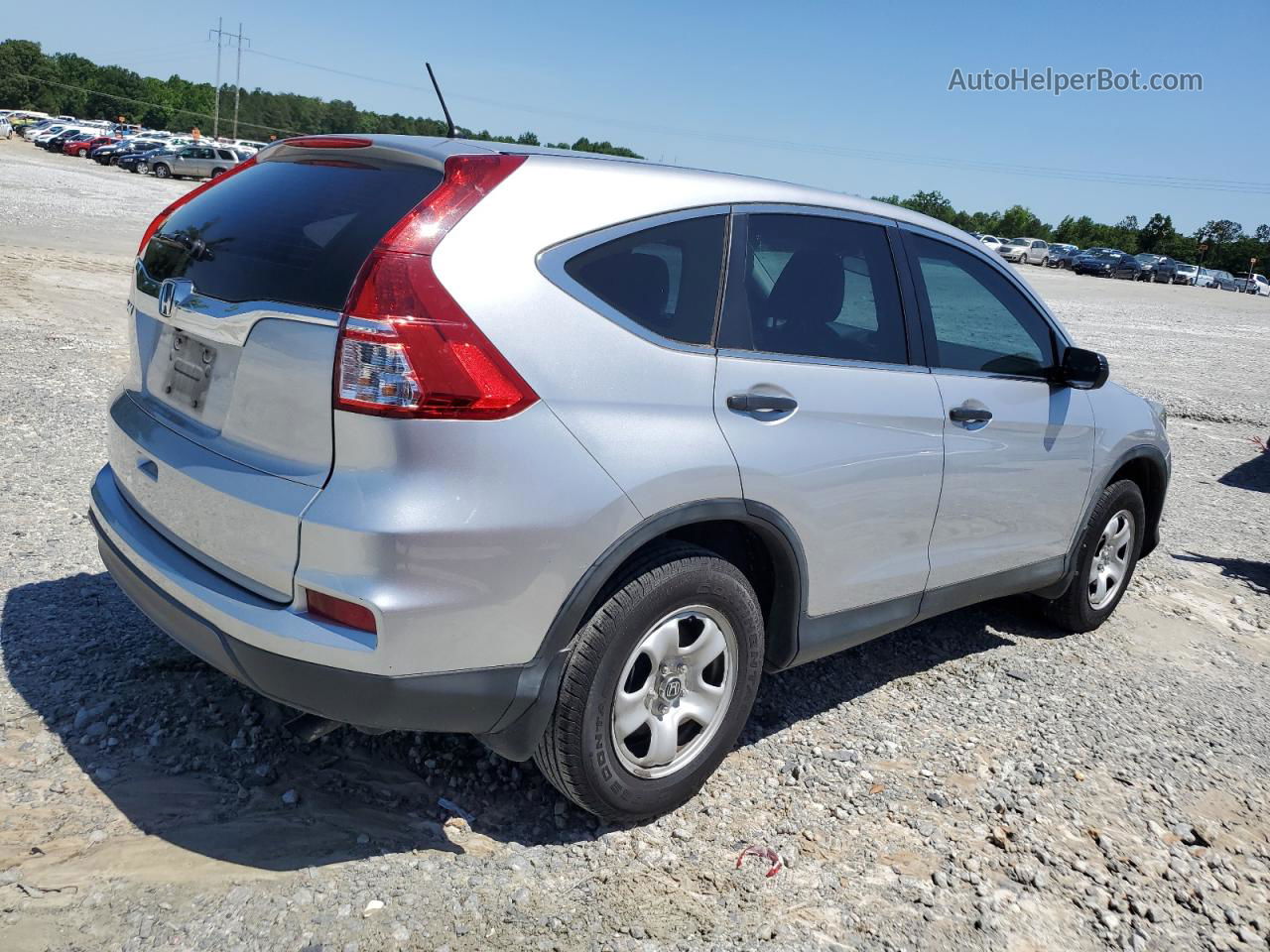 2016 Honda Cr-v Lx Silver vin: 3CZRM3H36GG704747